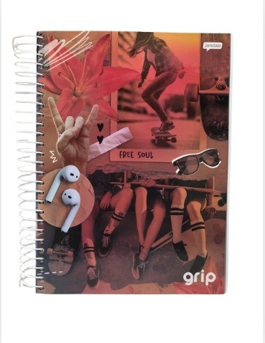 CADERNO C.D. 20X1 GRIP